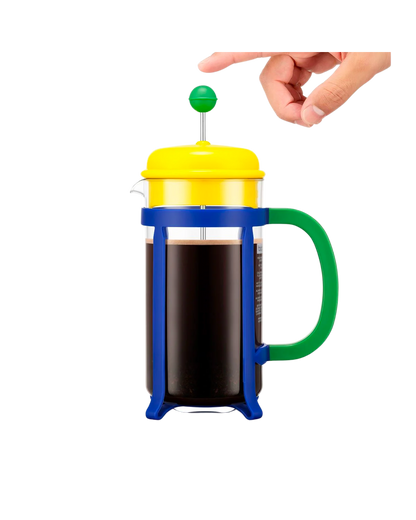 French Press (yellow/green/blue) 1L
