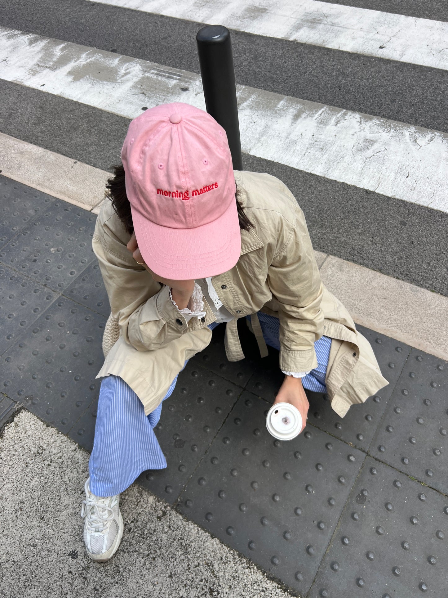 the pink cap